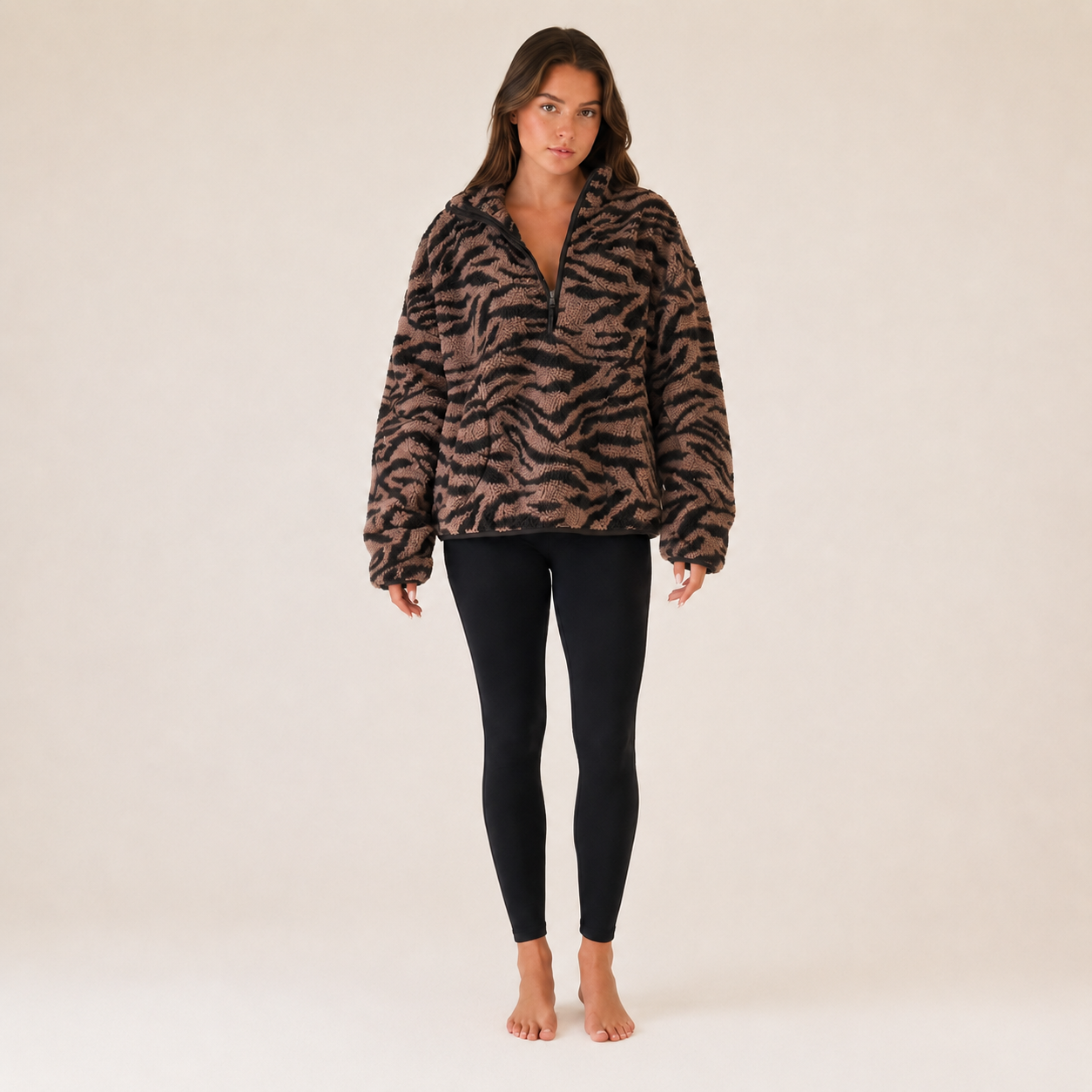 Animal Print Sherpa