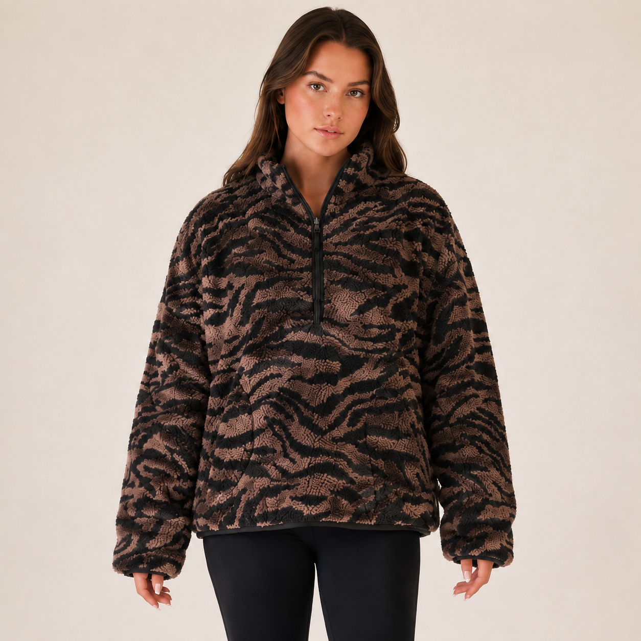 Animal Print Sherpa