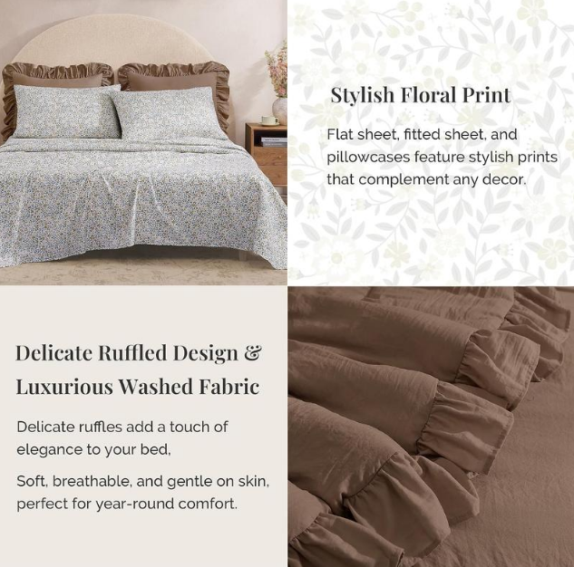 5 Piece Fall Bedding Set