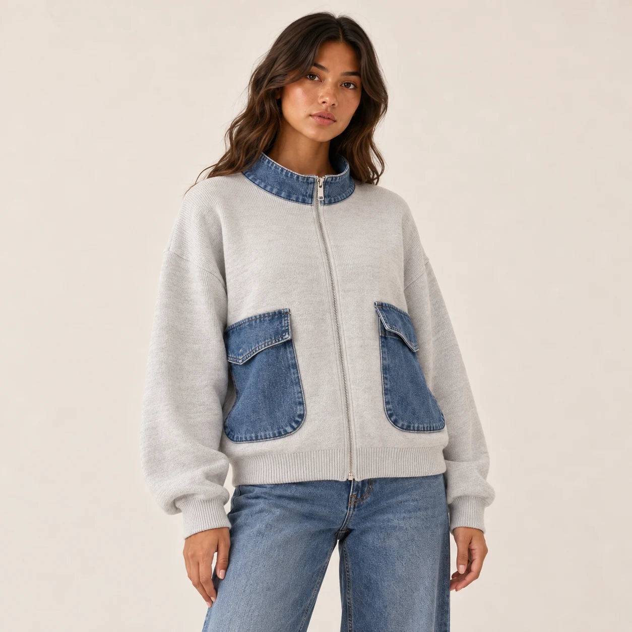 The Sloane Jacket, three-quarter view